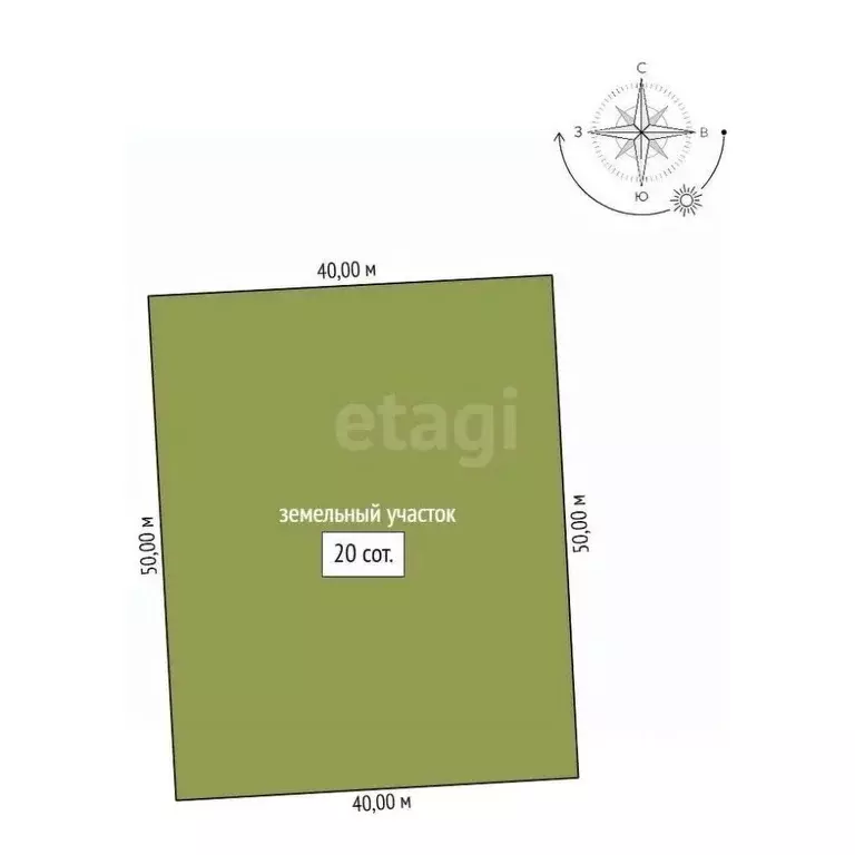 Участок в Амурская область, Благовещенск Левобережье тер.,  (20.0 ... - Фото 2