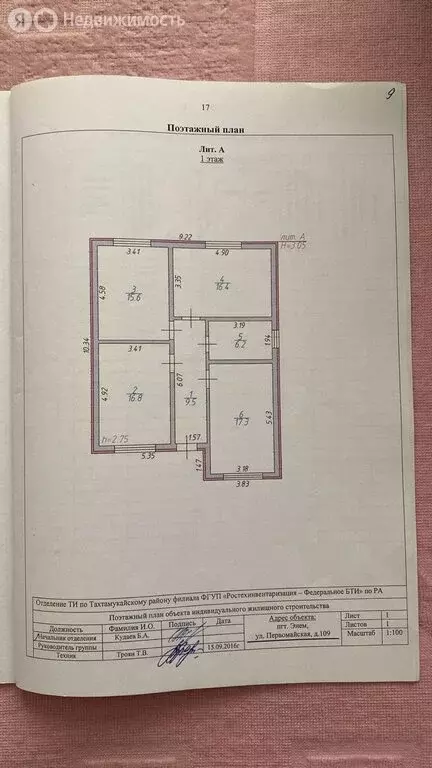Дом в посёлок городского типа Энем, Первомайская улица, 109 (81.8 м) - Фото 1