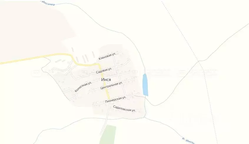 Участок в Татарстан, Высокогорский район, Березкинское с/пос, с. Инся ... - Фото 1