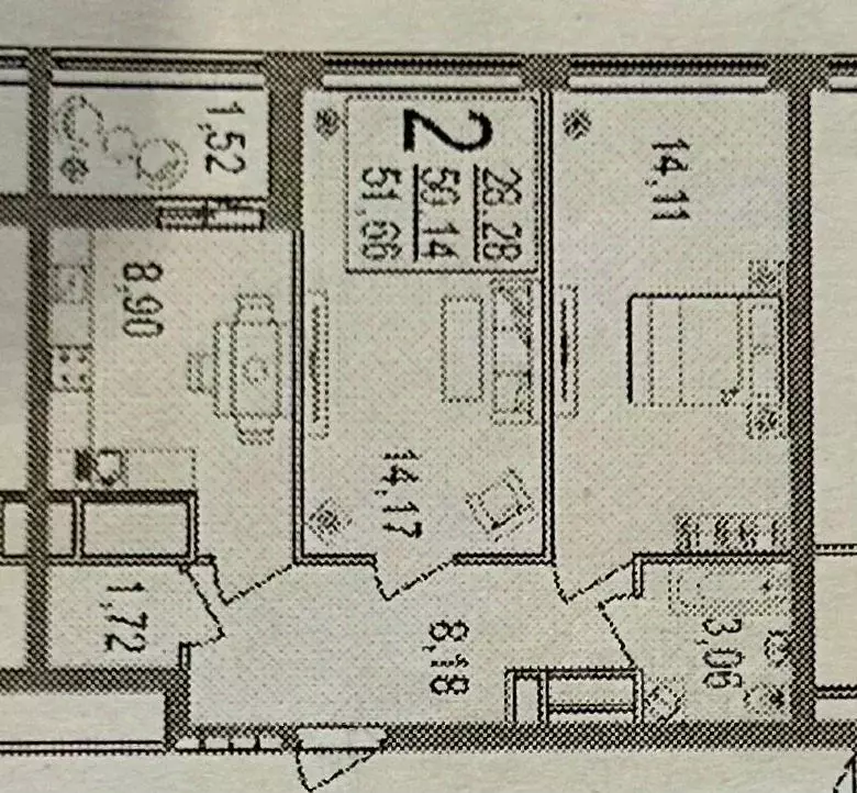 2-к кв. Москва Дмитровское ш., 107Ак1 (50.1 м) - Фото 1