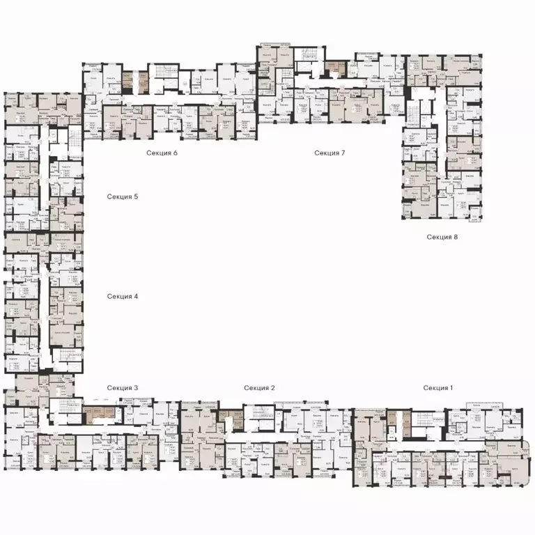 2-к кв. Ростовская область, Ростов-на-Дону Ривьера жилой квартал,  ... - Фото 2