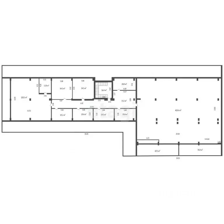 Склад в Башкортостан, Стерлитамак ул. Гоголя, 122 (809 м) - Фото 2