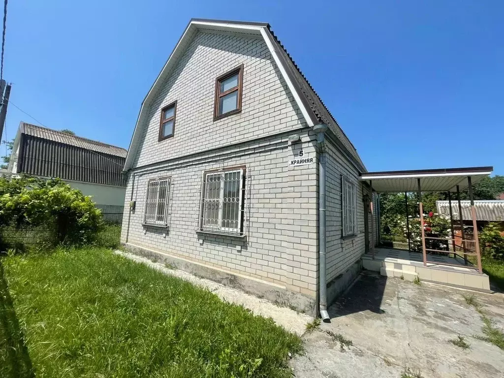 Дом в Краснодарский край, Краснодар Строитель СНТ, ул. Крайняя (50 м) - Фото 0