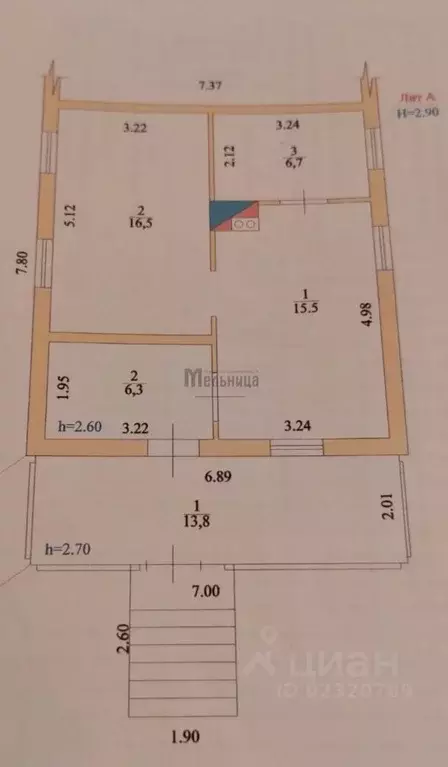 Дом в Волгоградская область, Краснослободск Среднеахтубинский район, ... - Фото 2