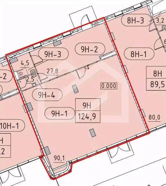 Торговая площадь в Москва Марк жилой комплекс, к2 (125 м) - Фото 2