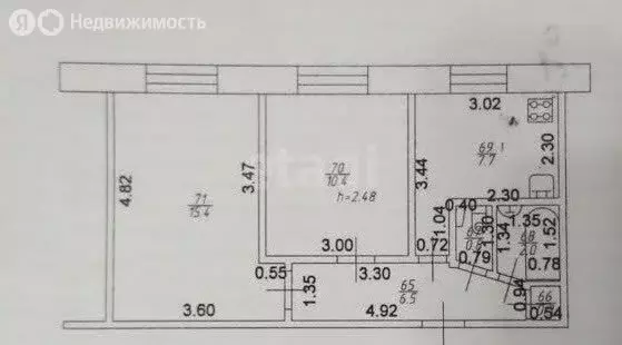 2-комнатная квартира: Казань, улица Рихарда Зорге, 42 (43 м) - Фото 1