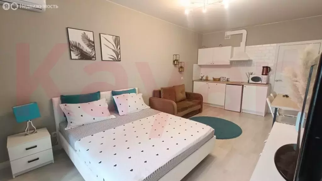 Квартира-студия: Краснодар, улица имени В.Н. Мачуги, 166/1 (30 м) - Фото 0