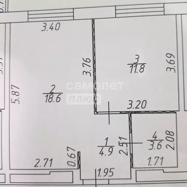 2-к кв. Москва ул. Саларьевская, 10к1 (39.0 м) - Фото 2