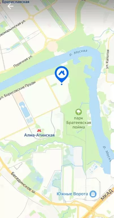 Комната Москва ул. Борисовские Пруды, 46К2 (11.2 м) - Фото 1