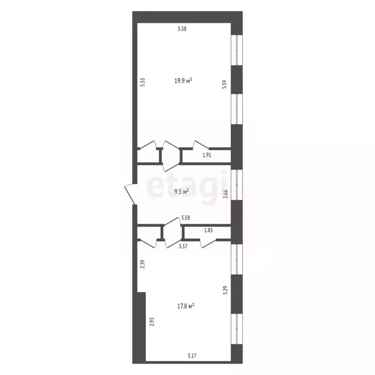 Офис в Тамбовская область, Тамбов Коммунальная ул., 42/8 (22 м) - Фото 2