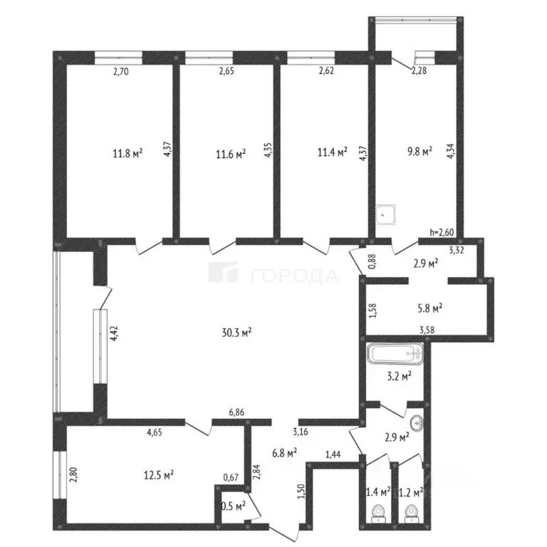 Комната Алтайский край, Барнаул ул. Профинтерна, 44Б (11.7 м) - Фото 2