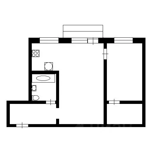 2-к кв. Иркутская область, Иркутск Пограничный пер., 1Г (47.2 м) - Фото 2
