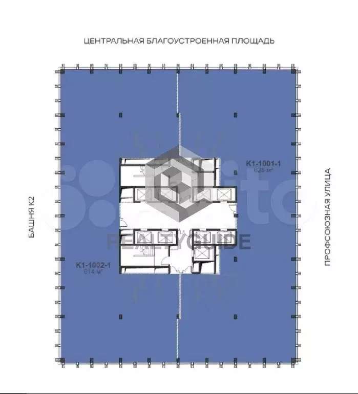 628 м2 Бизнес-центр  Stone Калужская (Башня К1)  A - Фото 0