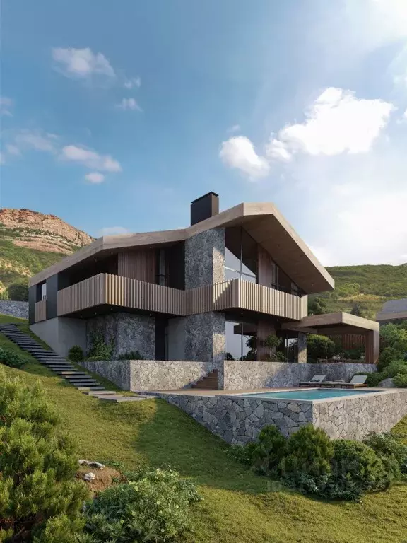 Коттедж в Крым, Алушта муниципальный округ, с. Лучистое  (309 м) - Фото 2