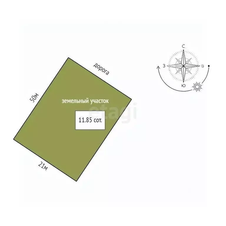 Участок в Ростовская область, Азов Азовский район,  (11.85 сот.) - Фото 2