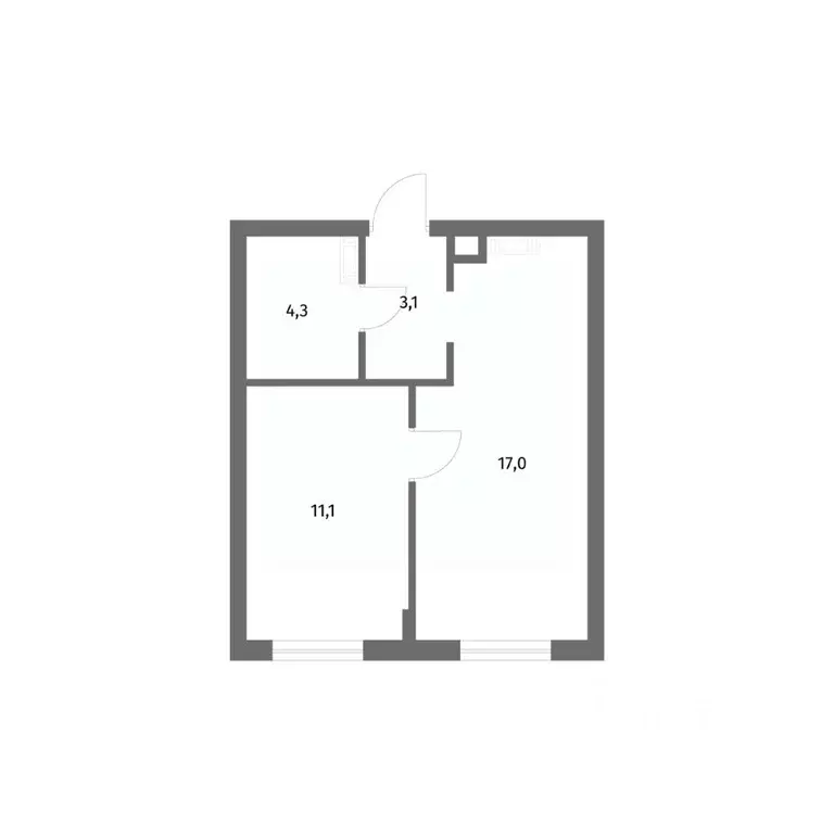 1-к кв. Калининградская область, Гурьевск ул. Имени Антона Пошкуса, ... - Фото 0