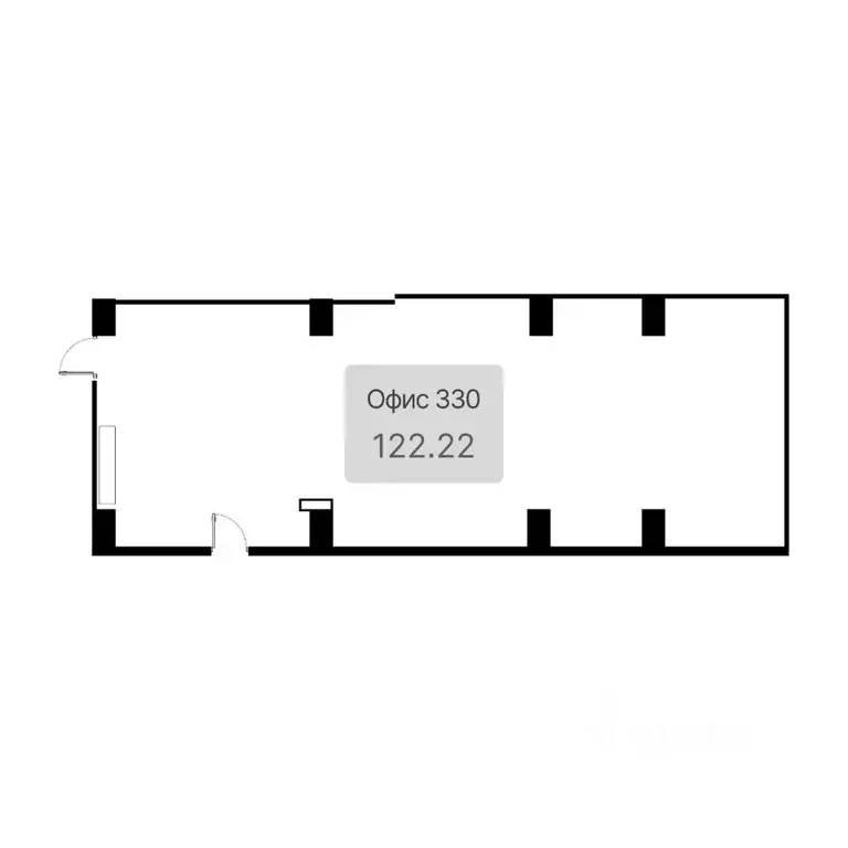 Офис в Краснодарский край, Краснодар Ставропольская ул., 19/1 (122 м) - Фото 2