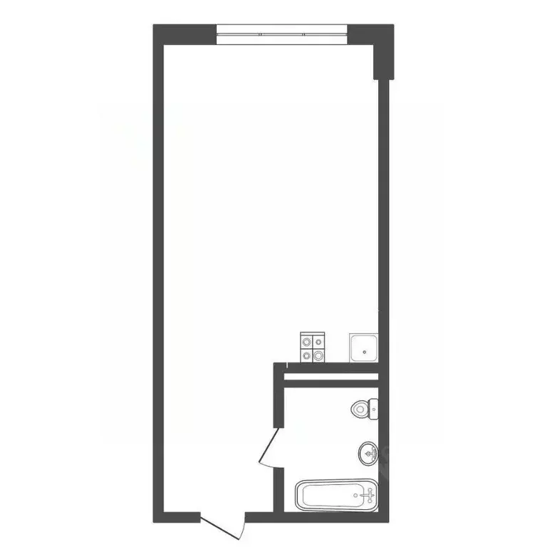 Студия Краснодарский край, Анапа проезд Золотой Берег, 2В (31.5 м) - Фото 2