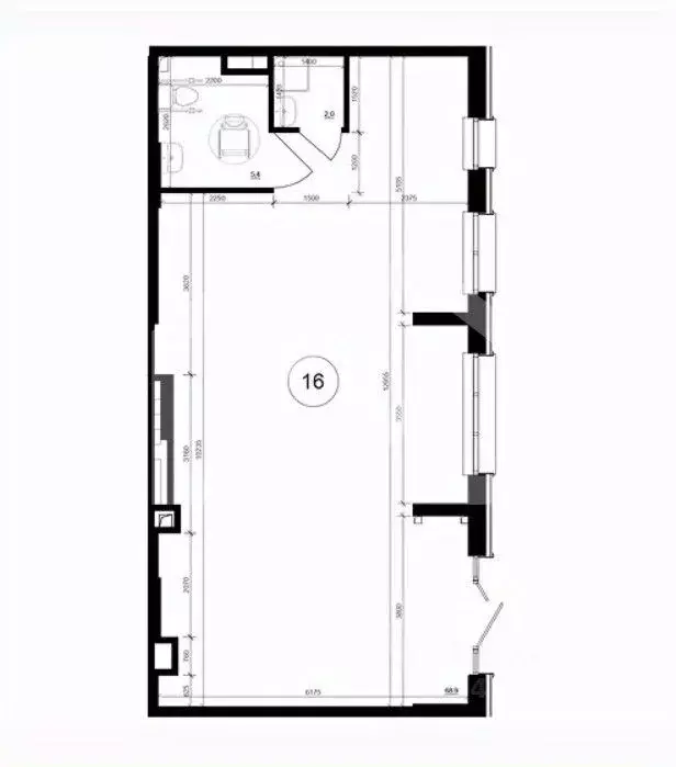 Торговая площадь в Москва Филатов Луг жилой комплекс, ул. ... - Фото 2