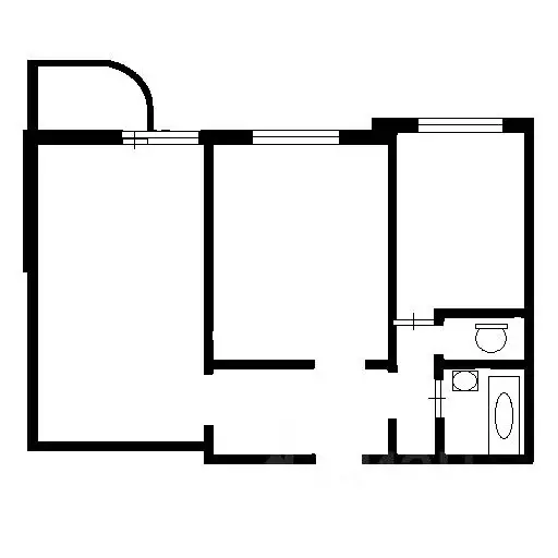 2-к кв. Москва Каширское ш., 146К1 (53.6 м) - Фото 2