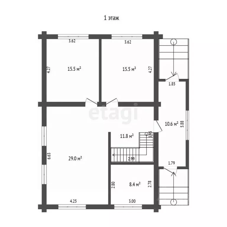 Дом в Башкортостан, Стерлитамак пер. Хвойный (164 м) - Фото 2