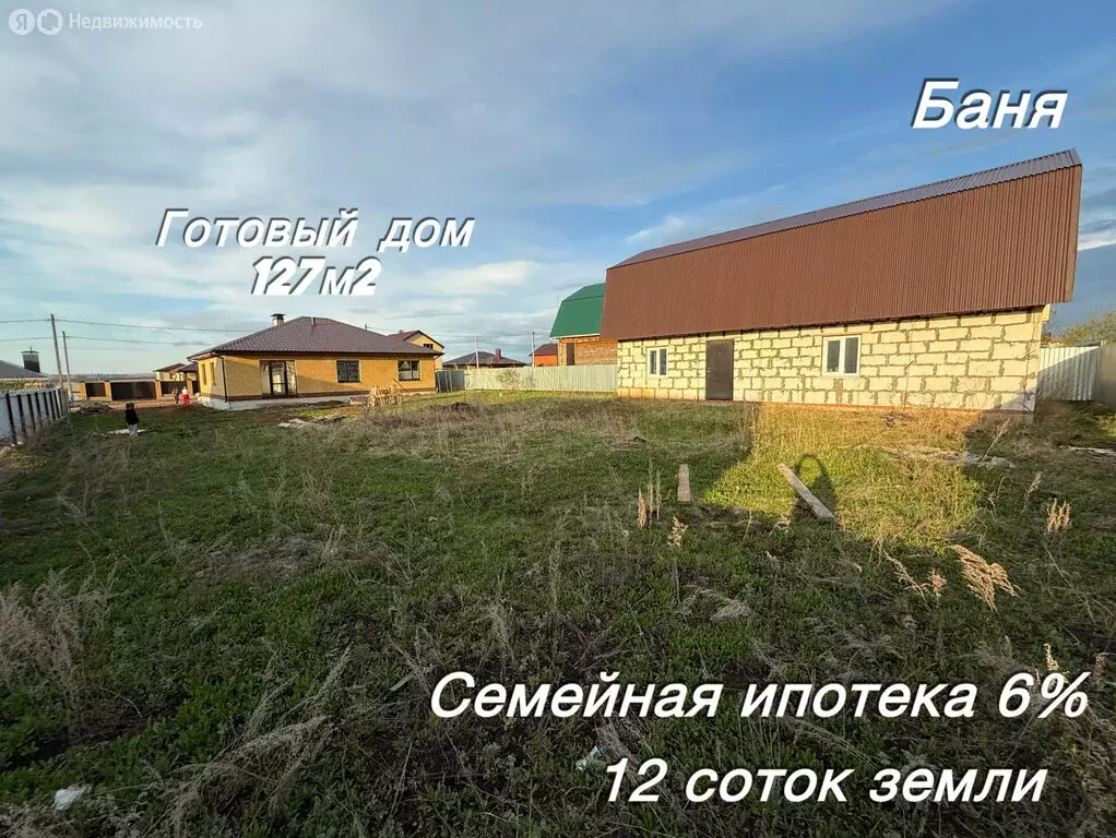 Дом в Тукаевский район, деревня Азьмушкино, улица Хасана Туфана (127 ... - Фото 1