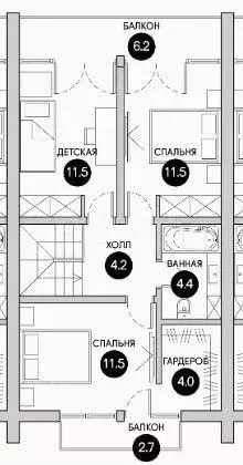 Таунхаус 103 м на участке 2 сот. - Фото 1