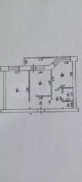 2-к. квартира, 55 м, 8/8 эт. - Фото 0