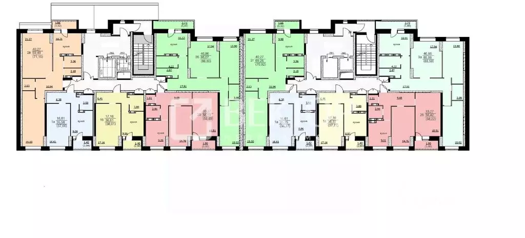 2-к кв. Ярославская область, Ярославль Красноборская ул., 38к2 (58.22 ... - Фото 2