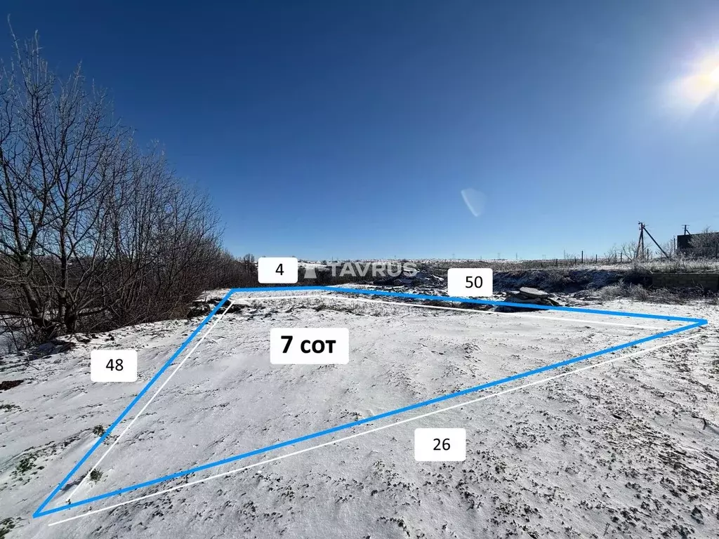 Участок в Крым, Симферопольский район, с. Мазанка  (7.5 сот.) - Фото 1