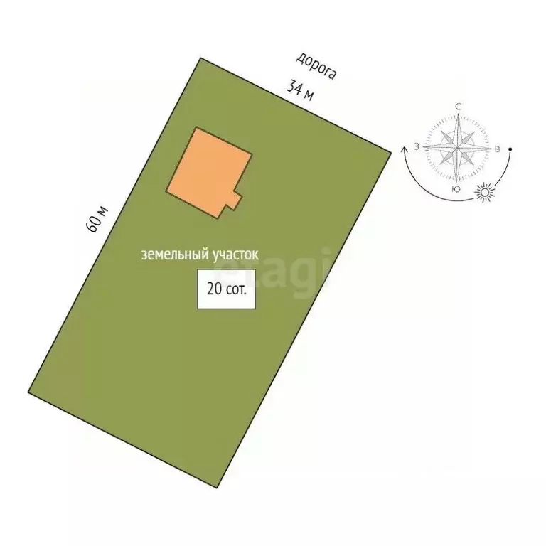 Дом в Мордовия, Кочкуровский район, с. Булгаково ул. Полевая, 50 (150 ... - Фото 2