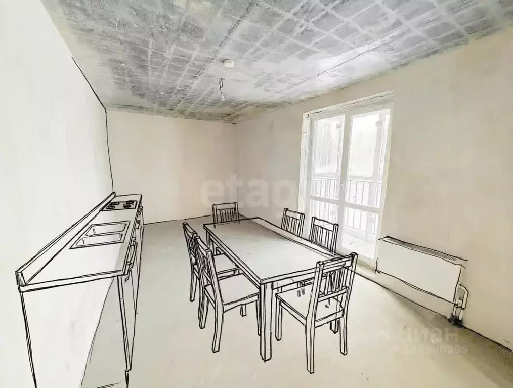 2-к кв. Ярославская область, Ярославль 2-й мкр,  (59.73 м) - Фото 2