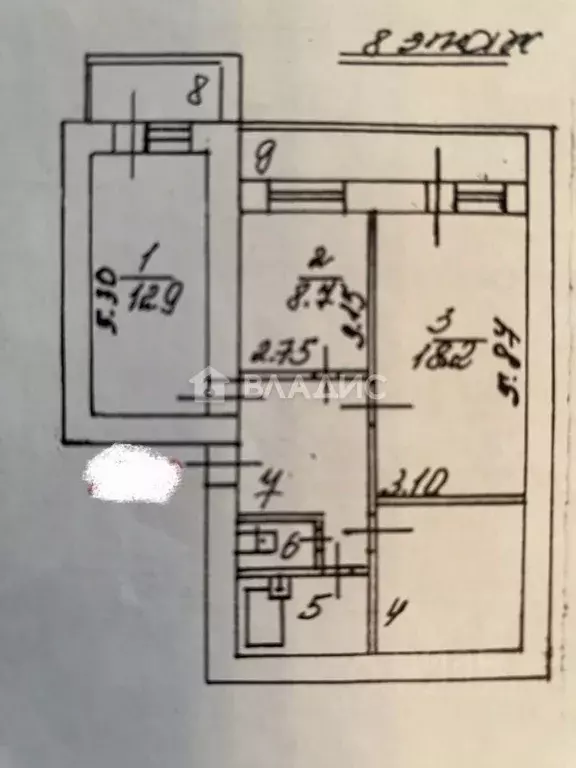 2-к кв. Белгородская область, Белгород ул. Конева, 7 (64.2 м) - Фото 2