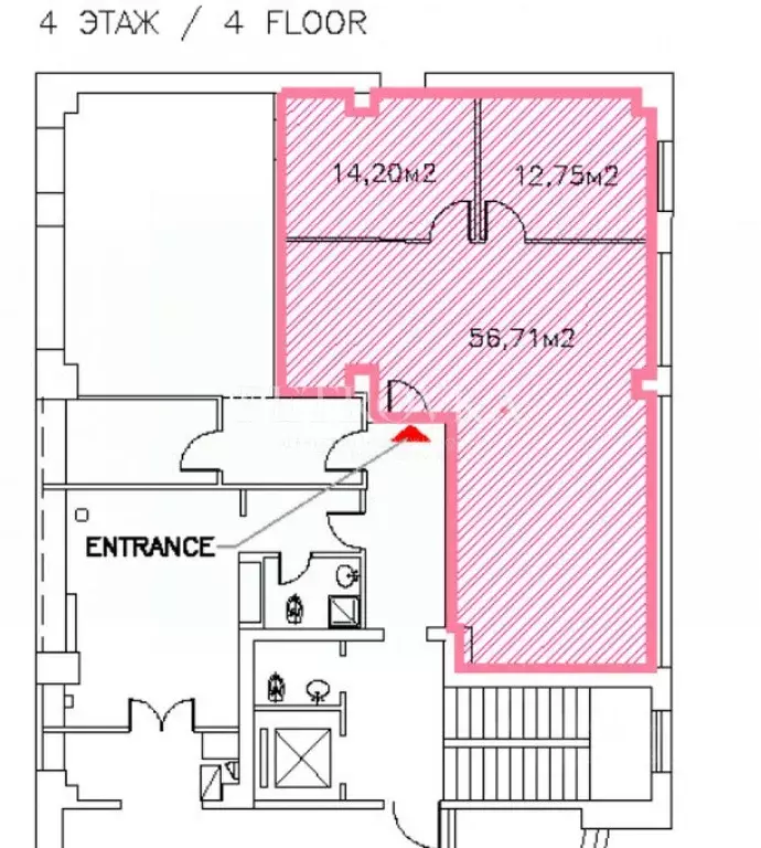 Офис в Москва Николоямская ул., 13С17 (94 м) - Фото 2