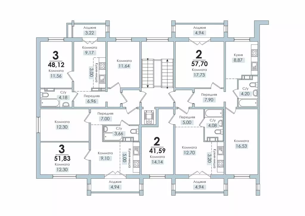 2-комнатная квартира: Кыштым, улица Образцова, 5 (38 м) - Фото 1