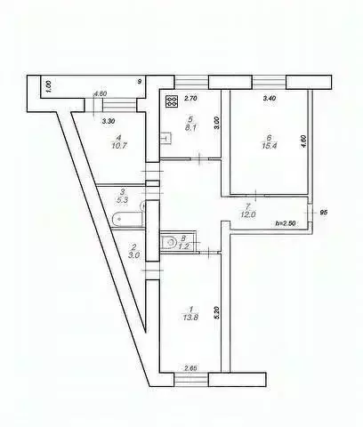 3-к кв. Тверская область, Торжок Калининское ш., 16 (69.5 м) - Фото 1