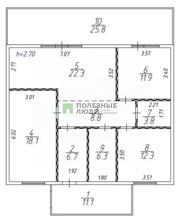 Дом в Красноярский край, Сосновоборский муниципальный округ, д. ... - Фото 2