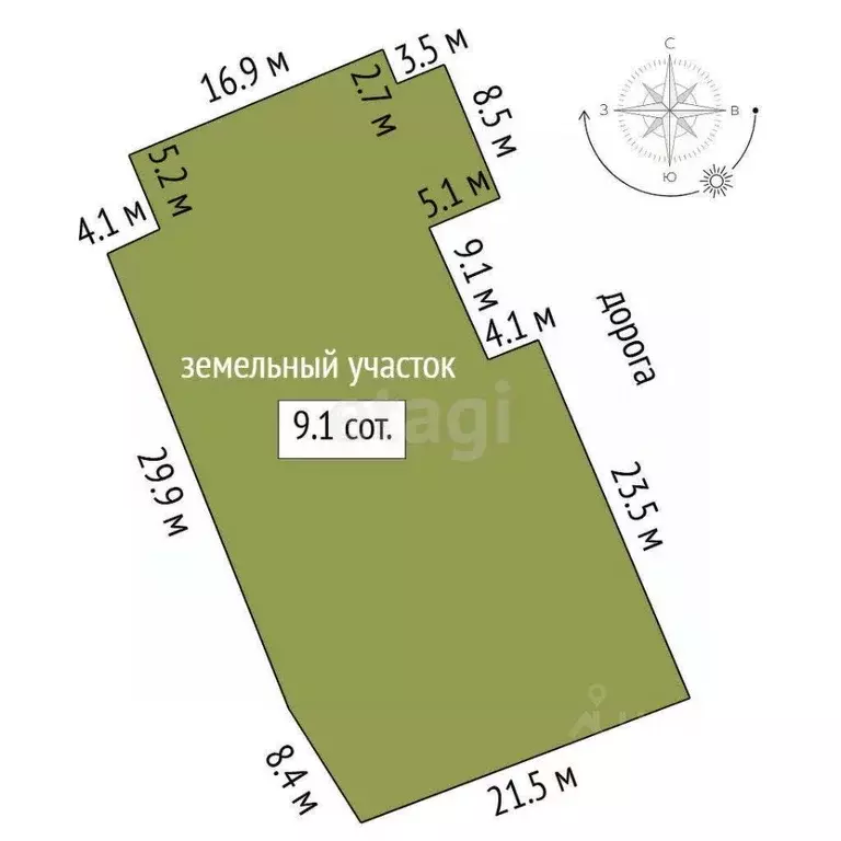 Участок в Тюменская область, Тюменский муниципальный округ, с. ... - Фото 2