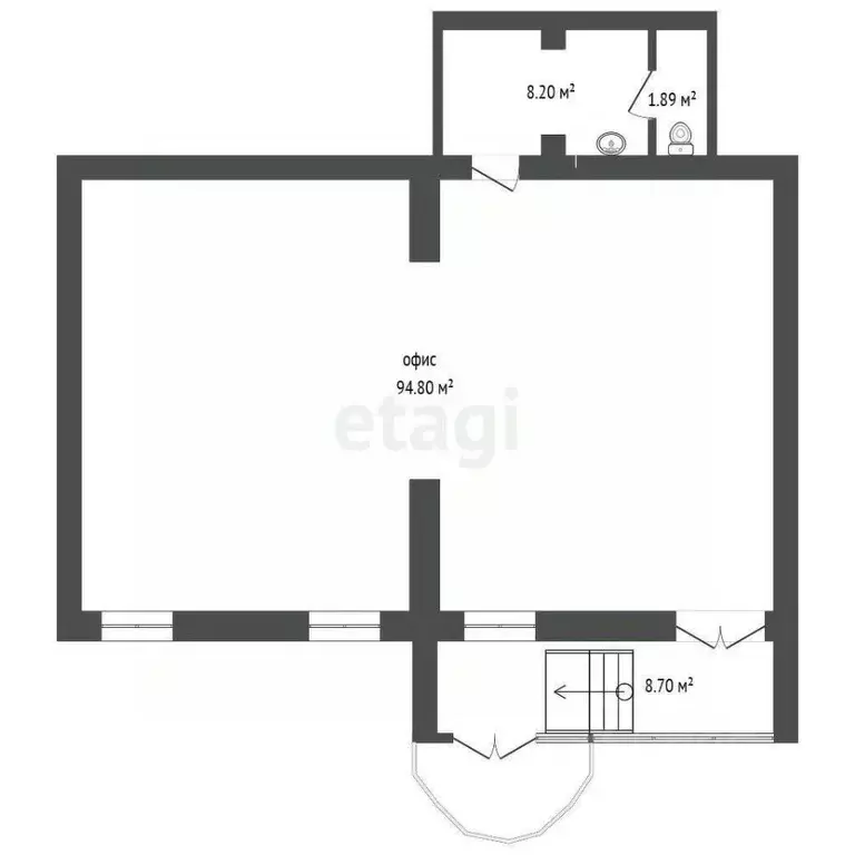 Помещение свободного назначения в Тюменская область, Тюмень ул. ... - Фото 1