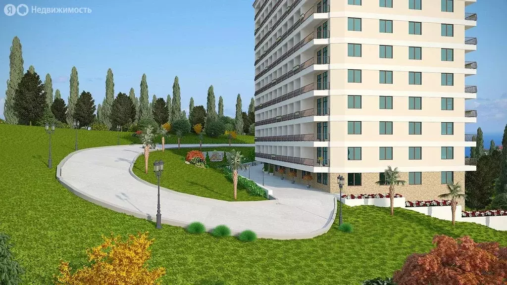 Квартира-студия: Сочи, микрорайон Новый Сочи, Санаторная улица, 48Б ... - Фото 2