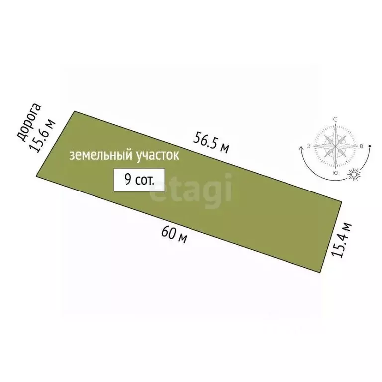 Участок в Крым, Бахчисарайский район, Верхореченское с/пос, с. Кудрино ... - Фото 2