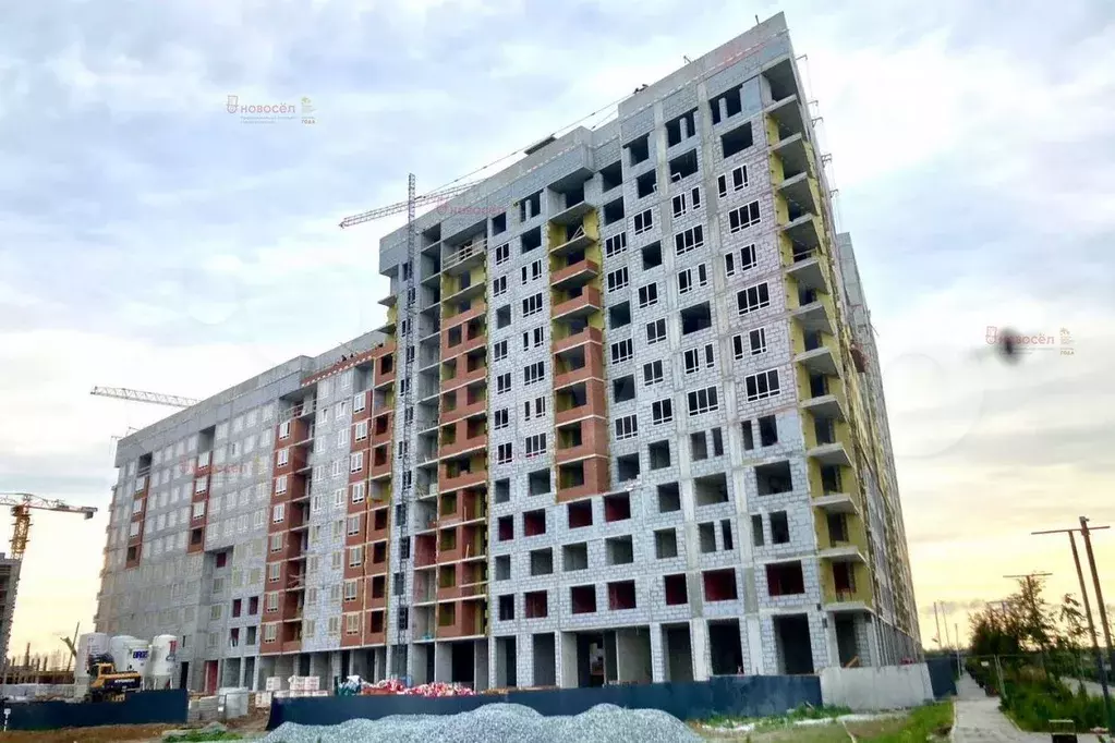2-к. квартира, 54,1 м, 9/16 эт. - Фото 1
