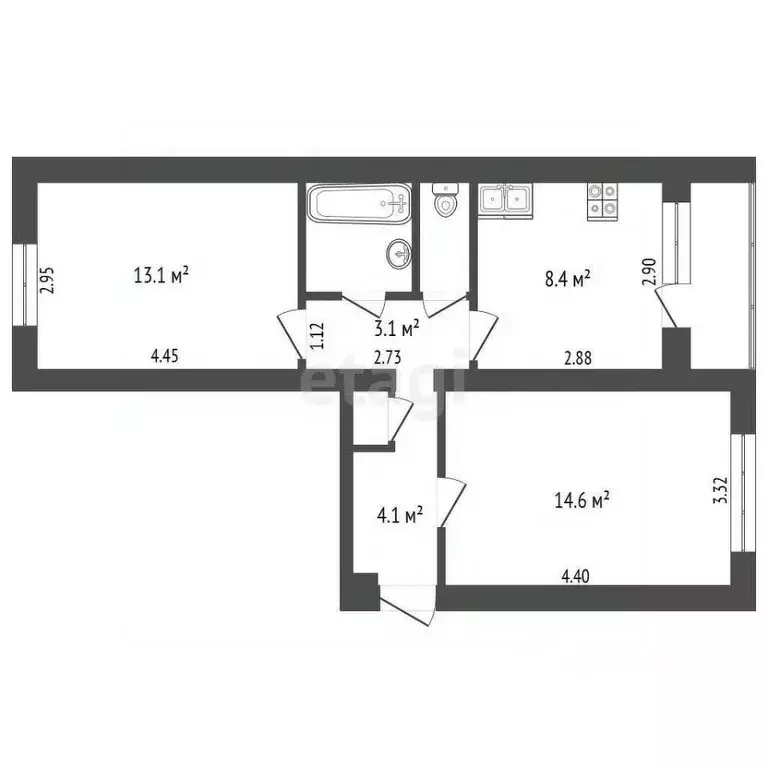 Дом в Саратовская область, Балашов Лесная ул., 46 (114 м) - Фото 1