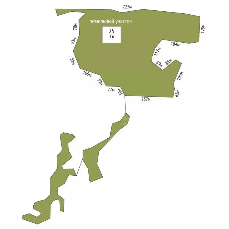 Участок в Челябинская область, Увельский муниципальный округ, ... - Фото 2