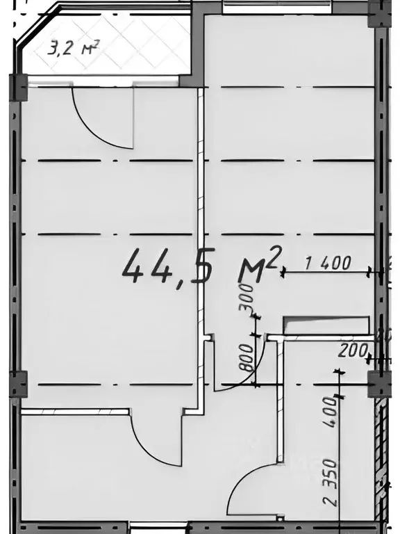 1-к кв. Краснодарский край, Сочи Бытха мкр, ул. Бытха, 41/20 (50.0 м) - Фото 1