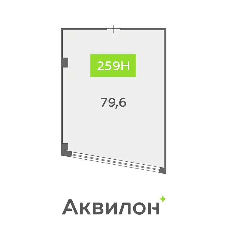 Помещение свободного назначения (79.6 м) - Фото 1