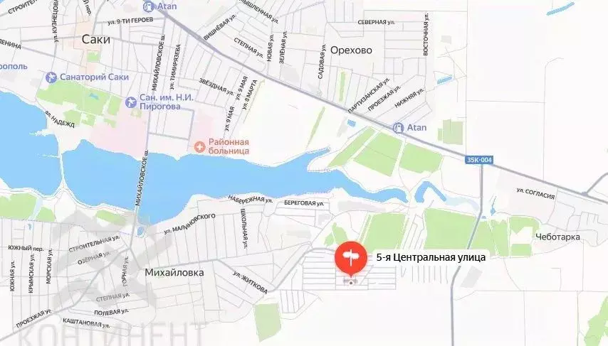 Участок в Крым, Сакский район, с. Орехово ул. Центральная, 8 (4.0 ... - Фото 0
