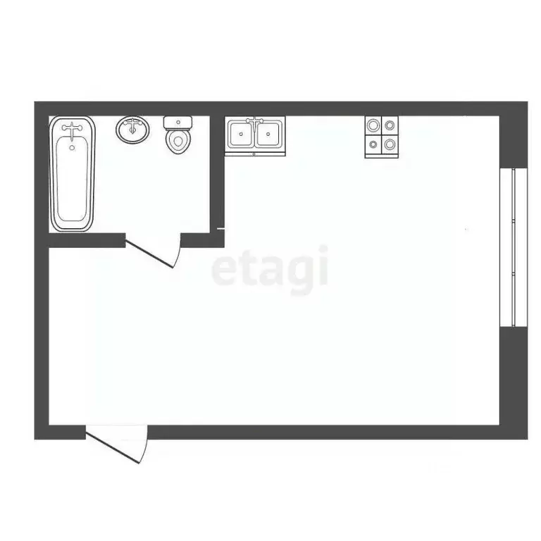 Студия Саха (Якутия), Якутск просп. Ленина, 50/1 (22.1 м) - Фото 2