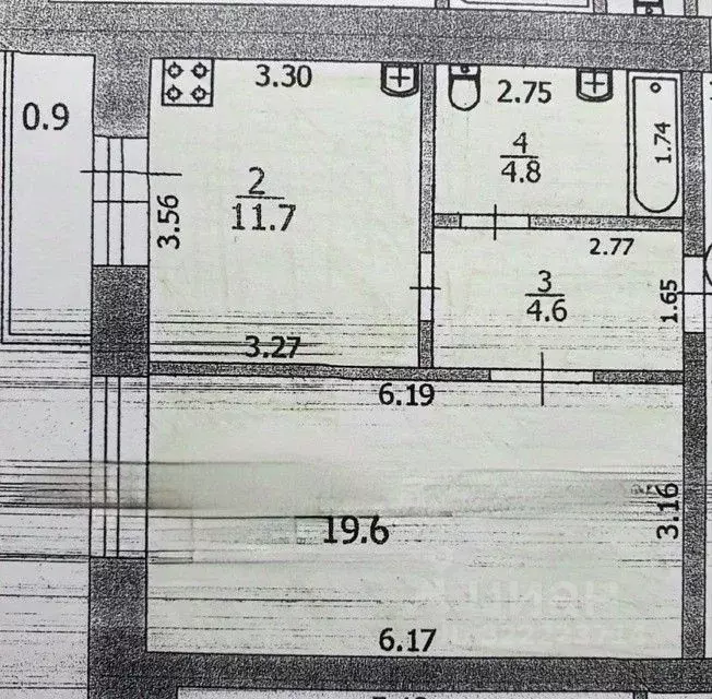 1-к кв. Мордовия, Саранск ул. Веселовского, 42/1 (41.0 м) - Фото 0