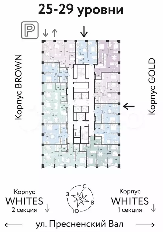 4-к. квартира, 83,1 м, 26/33 эт. - Фото 1